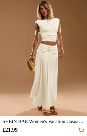 SHEIN BAE Women s Vacation Casual...