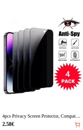 4pcs Privacy Screen Protector...