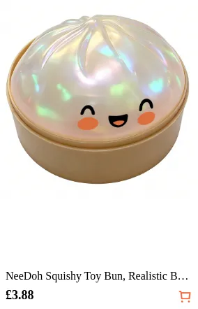 NeeDoh Squishy Toy Bun Realistic...
