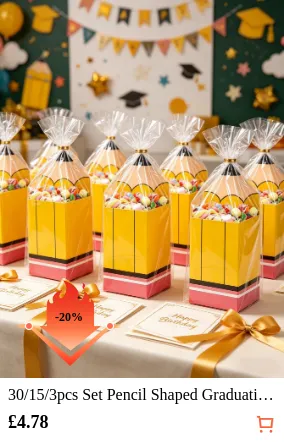30/15/3pcs Set Pencil Shaped...