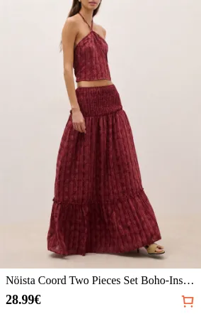 Nöista Coord Two Pieces Set Boho...