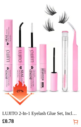LUJITO 2-In-1 Eyelash Glue Set...
