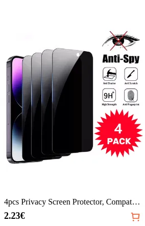 4pcs Privacy Screen Protector...