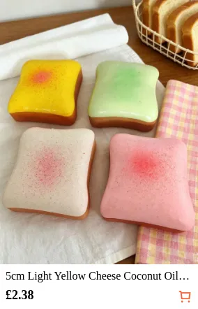 5cm Light Yellow Cheese Coconut...