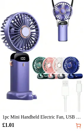 1pc Mini Handheld Electric Fan USB...