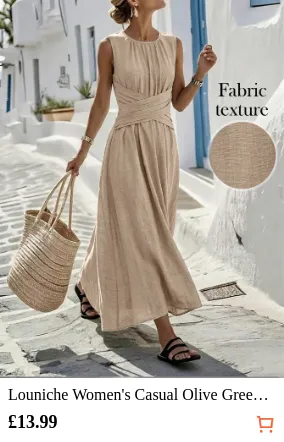 Louniche Women s Casual Olive...
