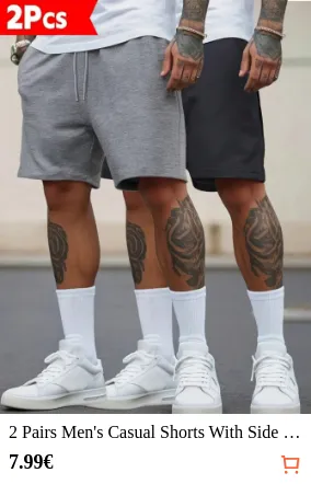 2 Pairs Men s Casual Shorts With...