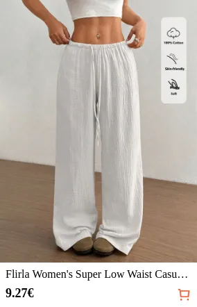 Flirla Women s Super Low Waist...