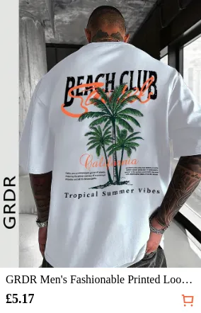 GRDR Men s Fashionable Printed...