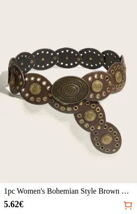 1pc Women s Bohemian Style Brown...