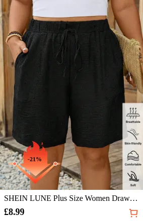 SHEIN LUNE Plus Size Women...