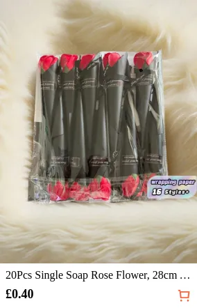 20Pcs Single Soap Rose Flower 28cm...