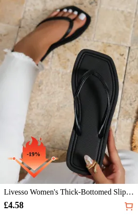 Livesso Women s Thick-Bottomed...