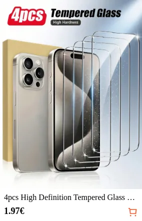 4pcs High Definition Tempered...