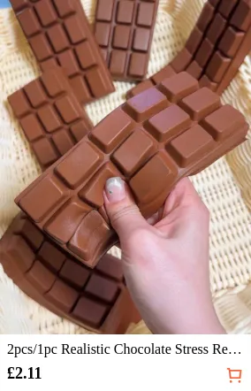 2pcs/1pc Realistic Chocolate...