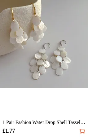 1 Pair Fashion Water Drop Shell...