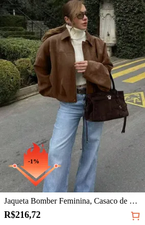 Jaqueta Bomber Feminina Casaco de...