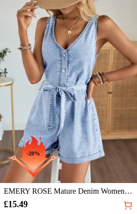EMERY ROSE Mature Denim Women s...