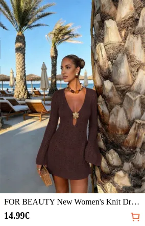 FOR BEAUTY New Women s Knit Dress...