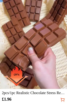 2pcs/1pc Realistic Chocolate...