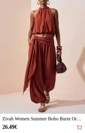 Zivah Women Summer Boho Burnt...