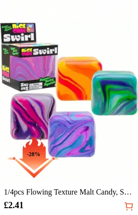 1/4pcs Flowing Texture Malt Candy...