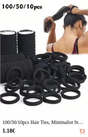 100/50/10pcs Hair Ties Minimalist...