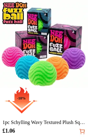 1pc Schylling Wavy Textured Plush...