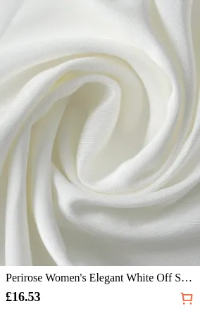 Perirose Women s Elegant White Off...
