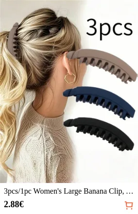 3pcs/1pc Women s Large Banana Clip...