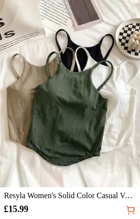 Resyla Women s Solid Color Casual...