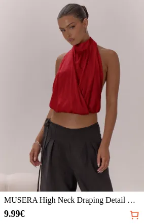 MUSERA High Neck Draping Detail...
