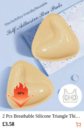 2 Pcs Breathable Silicone Triangle...