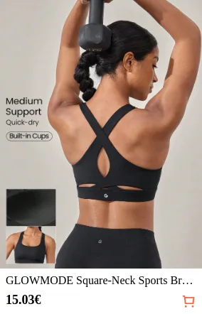 GLOWMODE Square-Neck Sports Bra...