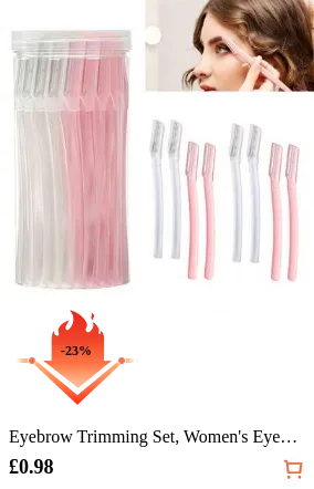 Eyebrow Trimming Set, Women's Eyebrow Trimming Tools, Stainless Steel Facial Trimmer, Exfoliating Razor. Suitable For Beginners. Unisex Facial Razor, Suitable For Facial And Body Hair Removal. Facial Razor, Beauty Tool, Eyebrow Trimming Set.