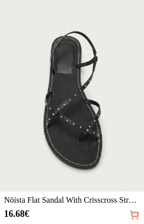 Nöista Flat Sandal With Crisscross...