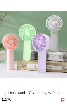 1pc USB Handheld Mini Fan With...