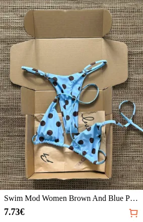Swim Mod Women Brown And Blue...