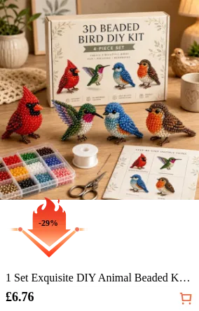 1 Set Exquisite DIY Animal Beaded...