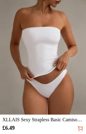 XLLAIS Sexy Strapless Basic...