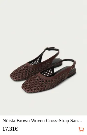 Nöista Brown Woven Cross-Strap...