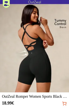 OutZeal Romper Women Sports Black...