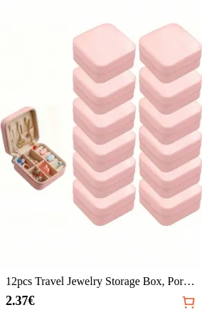 12pcs Travel Jewelry Storage Box...