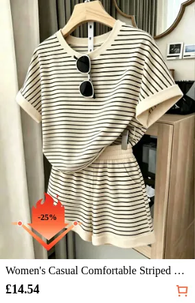 Women s Casual Comfortable Striped...