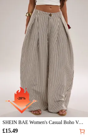 SHEIN BAE Women s Casual Boho...