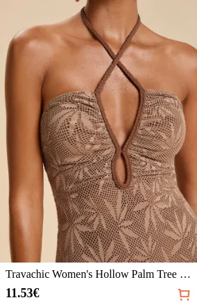 Travachic Women s Hollow Palm Tree...