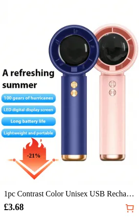 1pc Contrast Color Unisex USB...