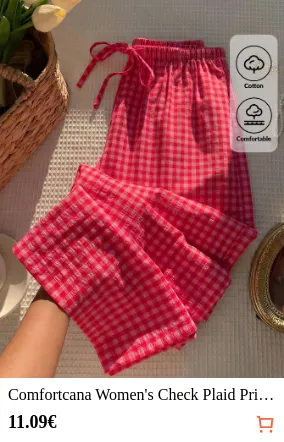 Comfortcana Women s Check Plaid...