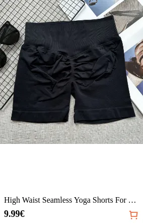 High Waist Seamless Yoga Shorts...