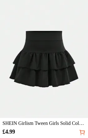 SHEIN Girlism Tween Girls Solid...